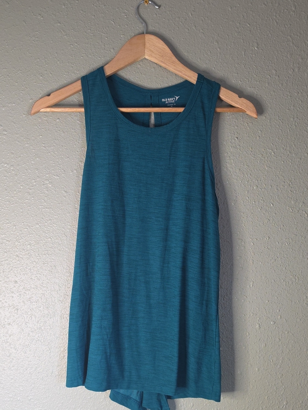 Old Navy Teal Active Scoop Neck Tank